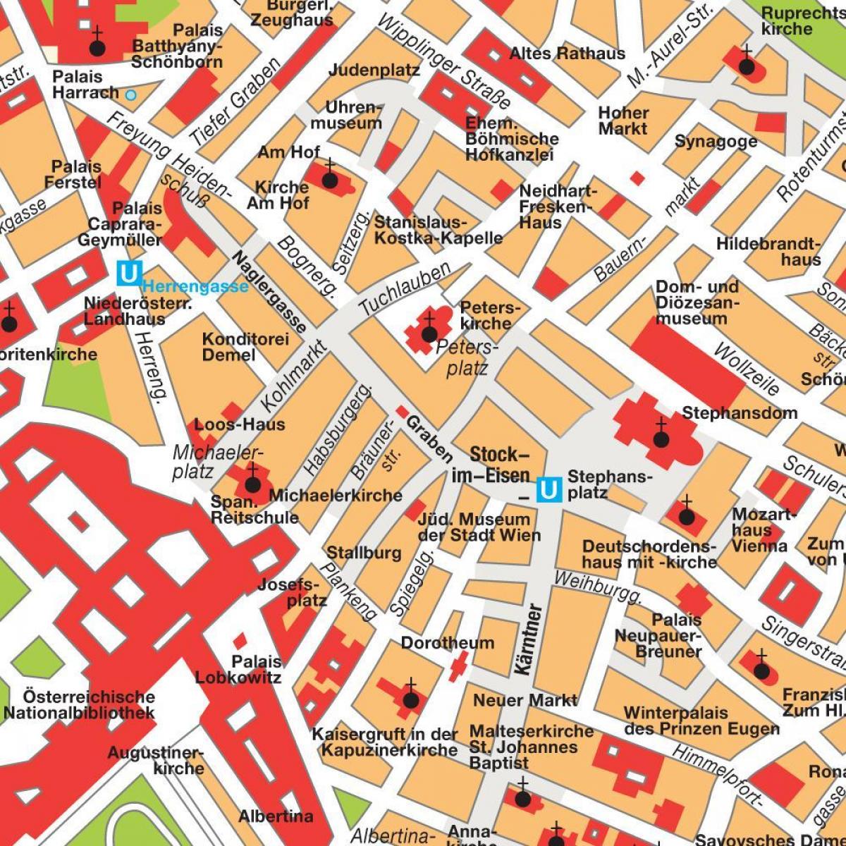 Wien centrum kart