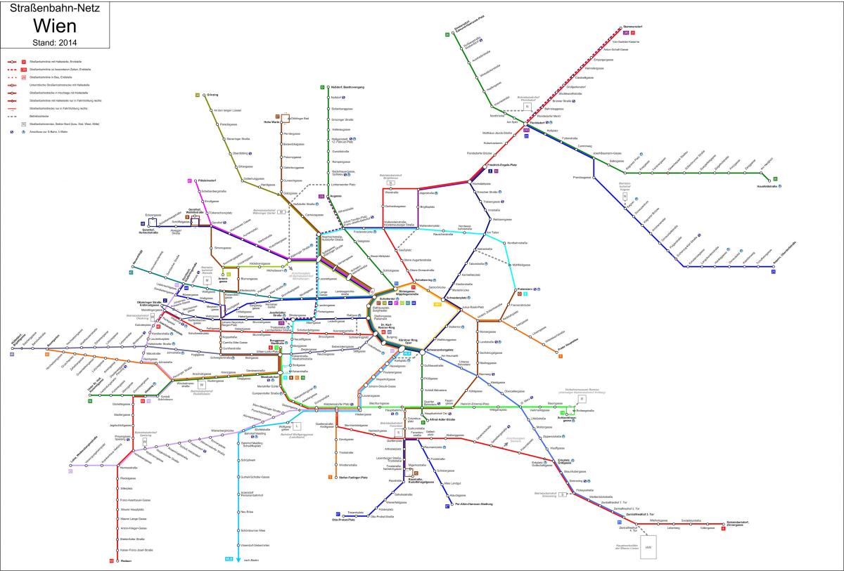 Wien strassenbahn kart