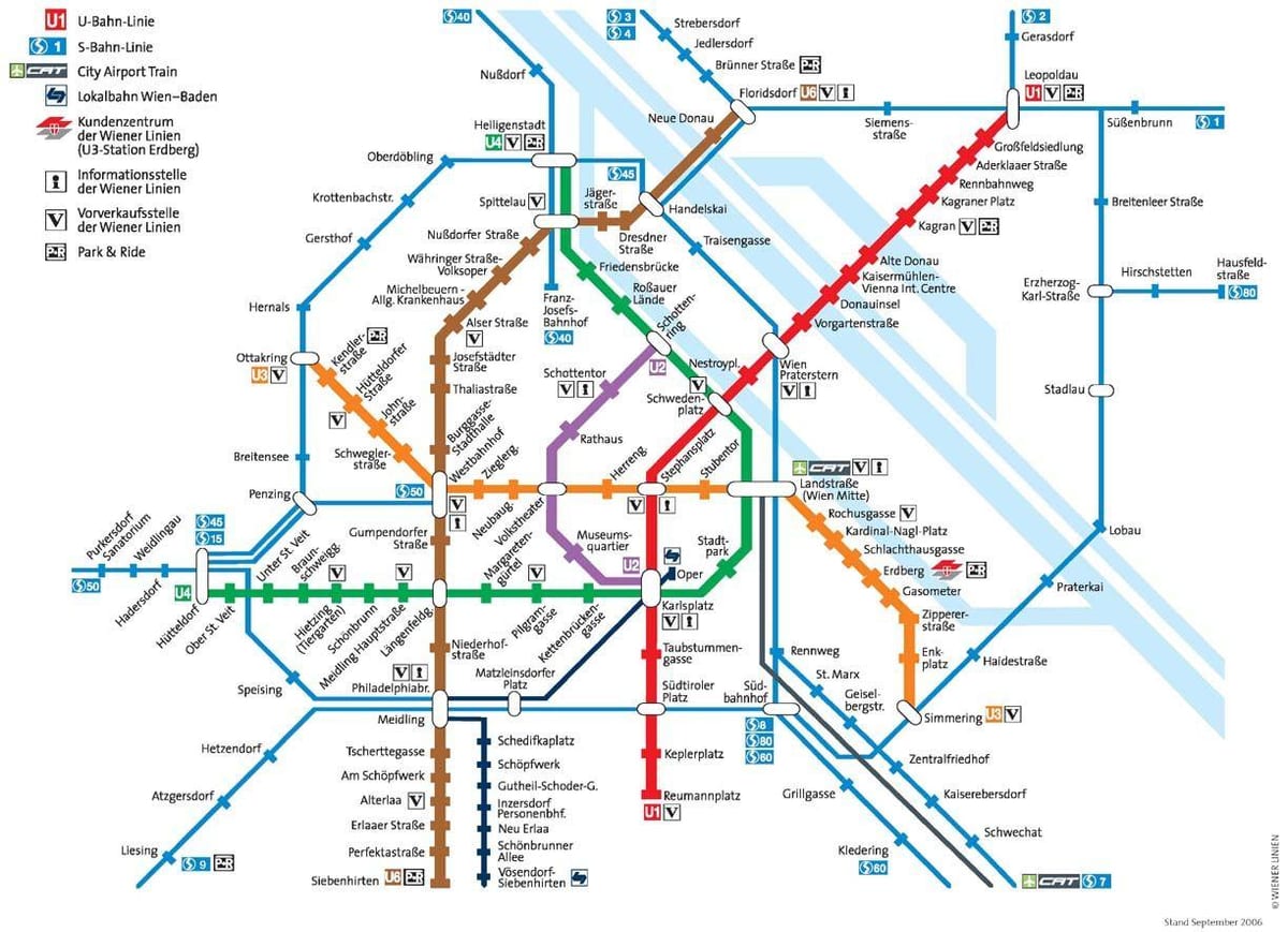 Wien offentlig transport kart