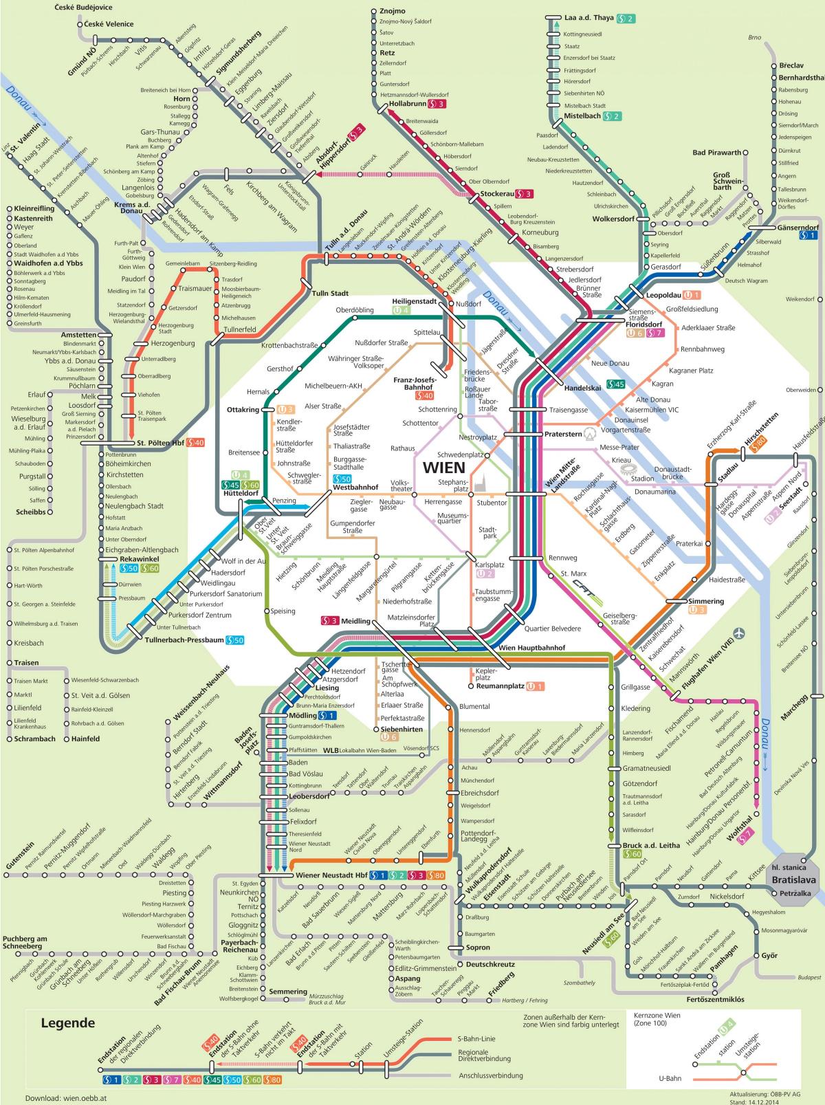 Wien city transport kart