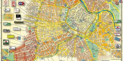 Wien, Østerrike city-kart