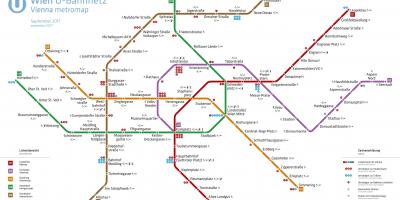Kart over Wien metro-app