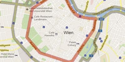 Wien 7. distrikt kart